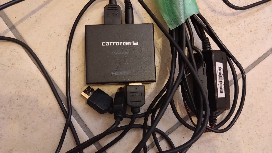 カロッツェリア TVM-FW1100-B フリップダウンモニター・他セット