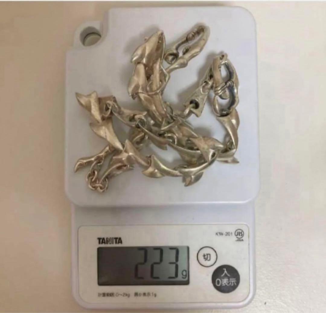 FULL L BOX フルメタルボックス ウォレットチェーン シルバー