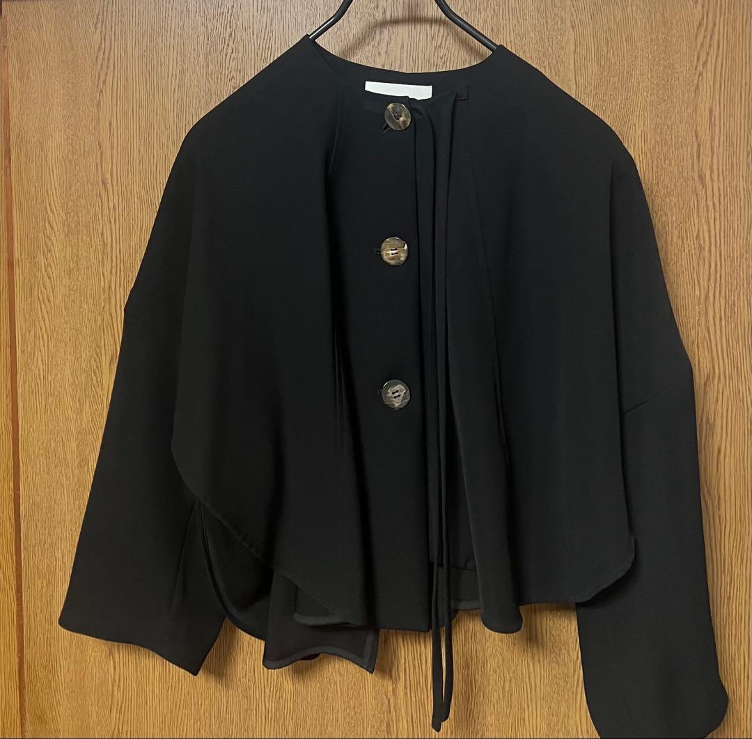 【週末値下げ】ENFOLD 24SS ケープライクジャケット 36