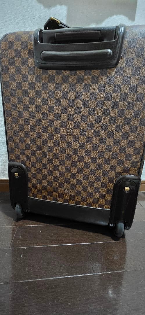 ルイヴィトン キャリーチェック柄キャリーケース 中型