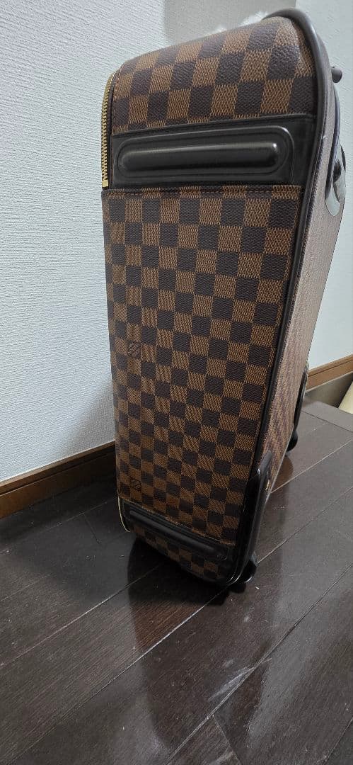 ルイヴィトン キャリーチェック柄キャリーケース 中型