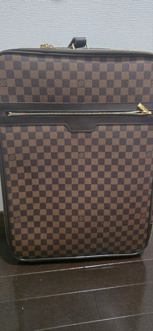 ルイヴィトン キャリーチェック柄キャリーケース 中型
