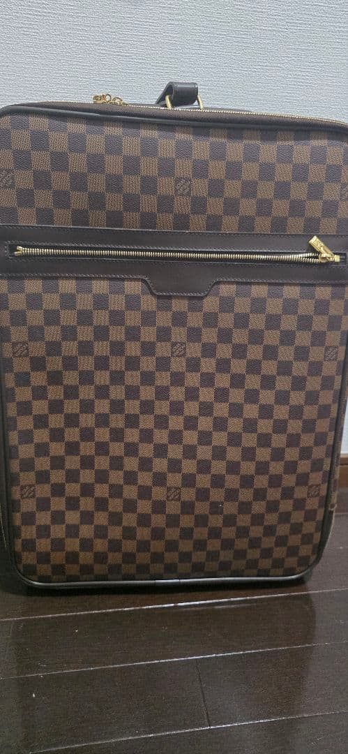 ルイヴィトン キャリーチェック柄キャリーケース 中型