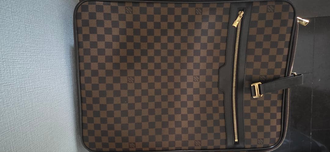 ルイヴィトン キャリーチェック柄キャリーケース 中型