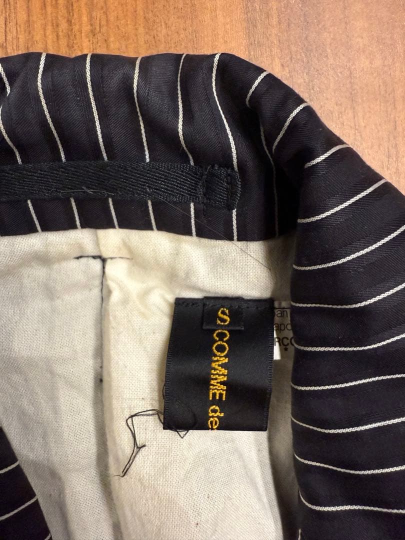 コムデギャルソン 二重 レイヤード ロング ジャケット　2011ss