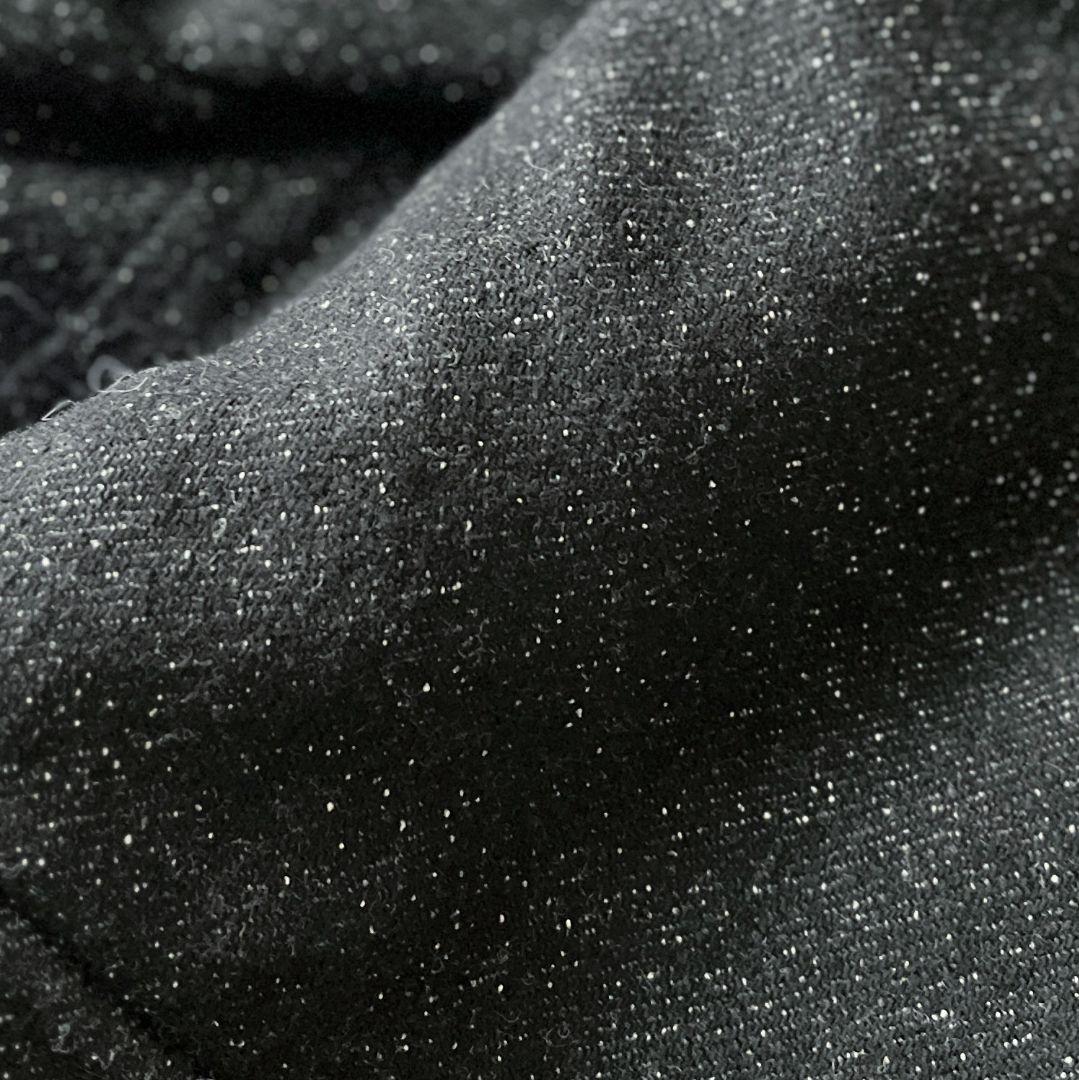 パーリッシィ ウール ロングコート ダブルブレスト ベルト 黒 ゆったり D19