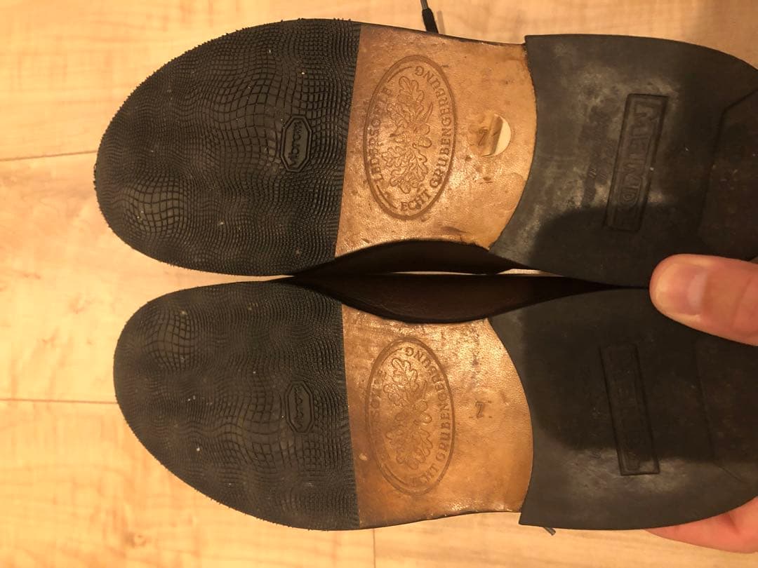 ヴィンテージドイツ製　チロリアンシューズ　サイズ7ハーフ
