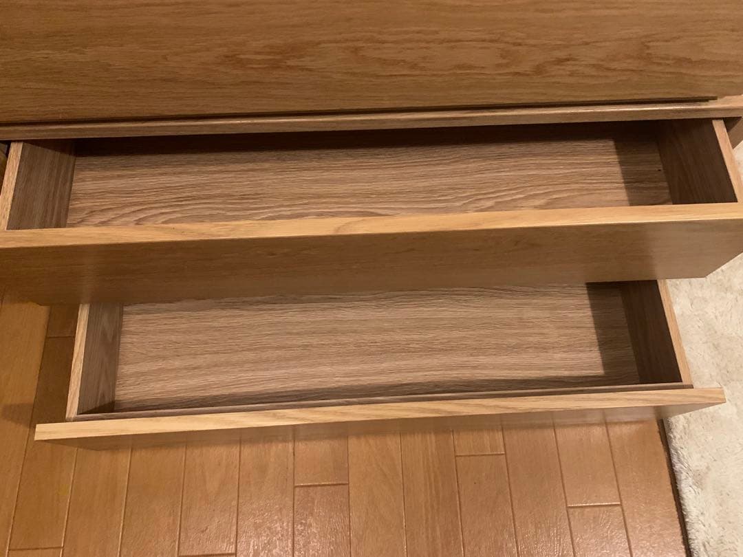 ③★無印★ユニットシェルフ★ ボックス★引き出し★オーク材★旧タイプ