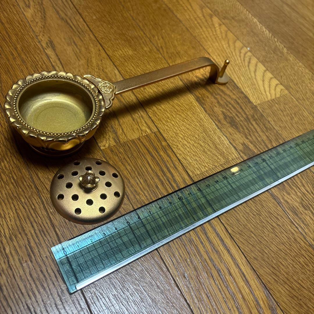 寺院仏具 柄香炉