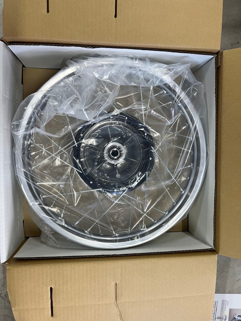 sr400 ファイル 新車外しホイール 2個セット