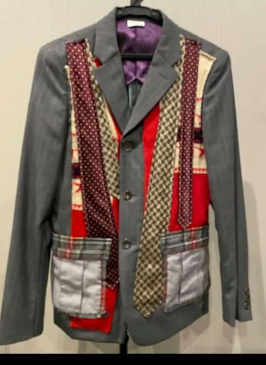 コムデギャルソンオムプリュス 　2010ss パッチワークジャケット -