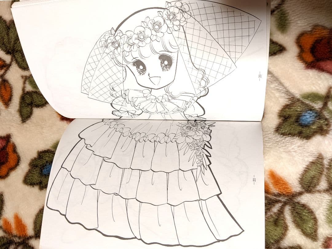 希少 レア 当時物 ぬりえ ルビエ 鈴賀レニ イラスト 昭和 レトロ ファンシー