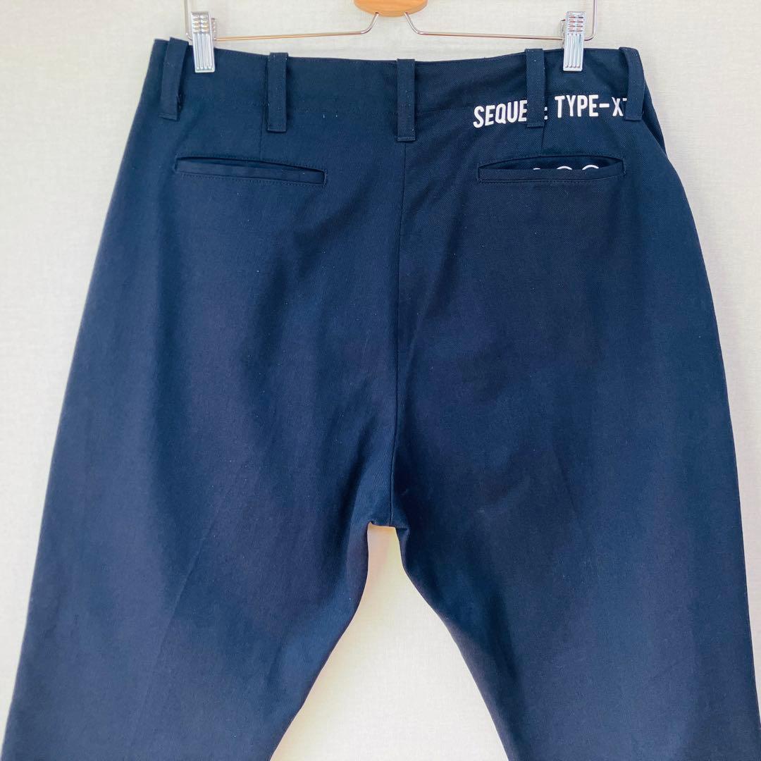【大人気】シークエル パンツ サイズL　TYPE-X ワークカジュアル ネイビー