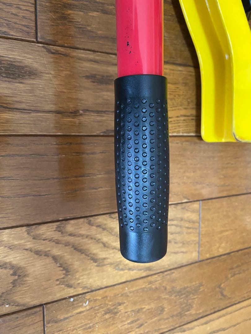 SCIBORG ステアリングロック 赤/黄