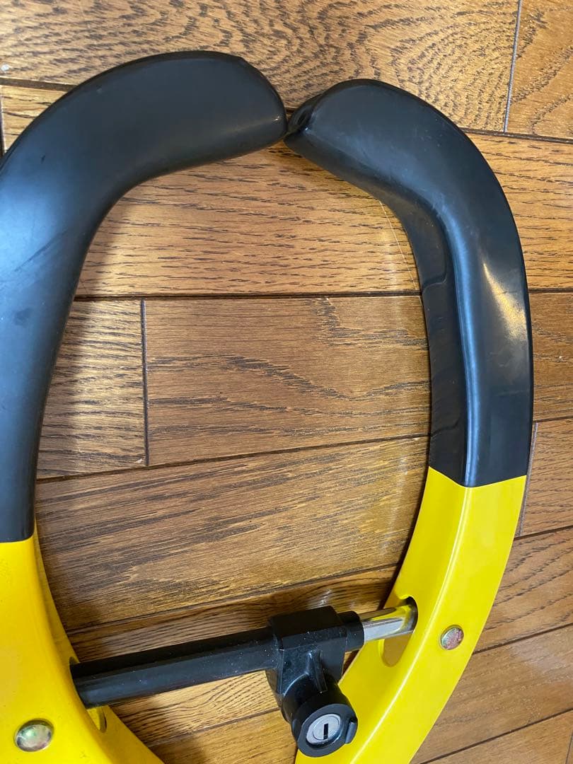 SCIBORG ステアリングロック 赤/黄