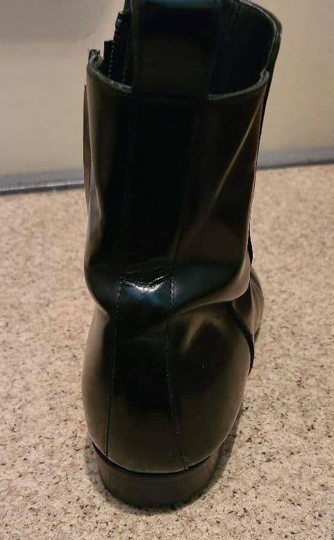 SAINT LAURENT エディ期 Wyatt サイドジップブーツ 黒 42