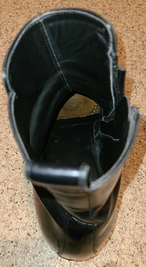 SAINT LAURENT エディ期 Wyatt サイドジップブーツ 黒 42