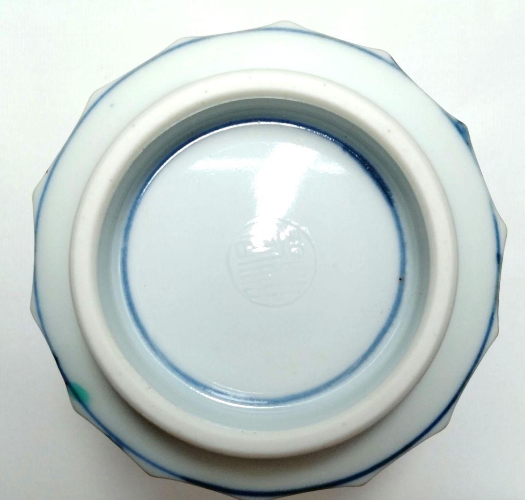 ☆ 叶松谷 京焼 赤絵茶碗