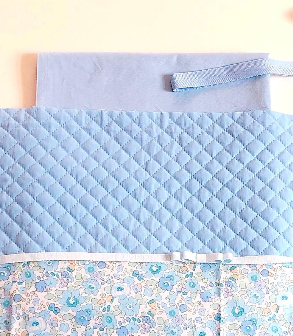 blue star ⁎₊✧˚　リバティ　ベッツィ　キルティング　入園入学