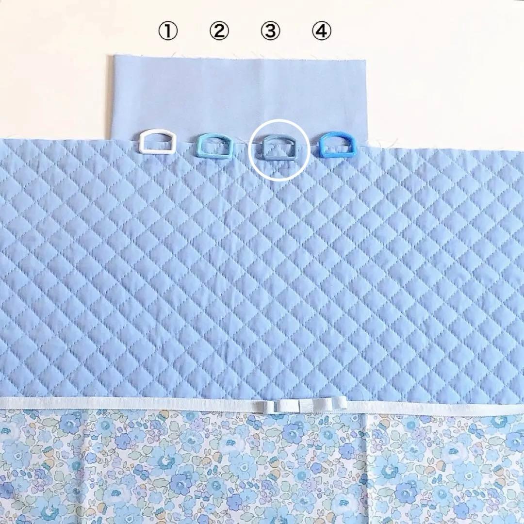 blue star ⁎₊✧˚　リバティ　ベッツィ　キルティング　入園入学