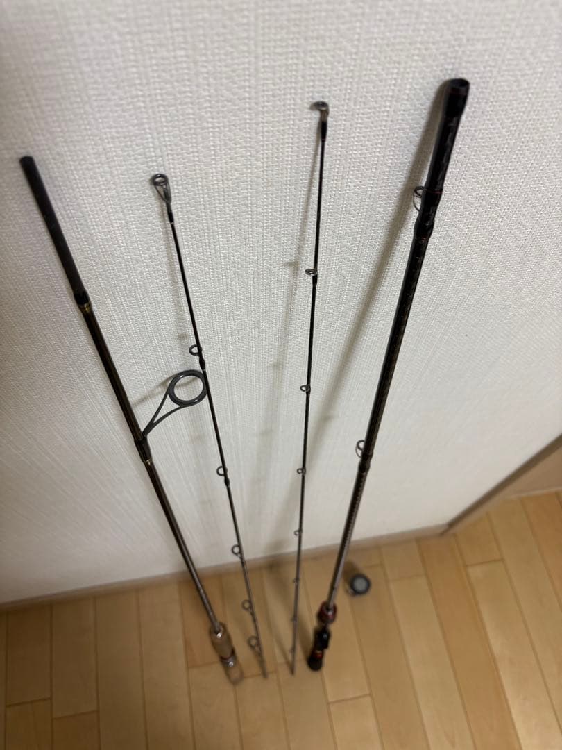 シマノ ゾディアス 164Lとメジャークラフト コルキッシュ 622UL 2本