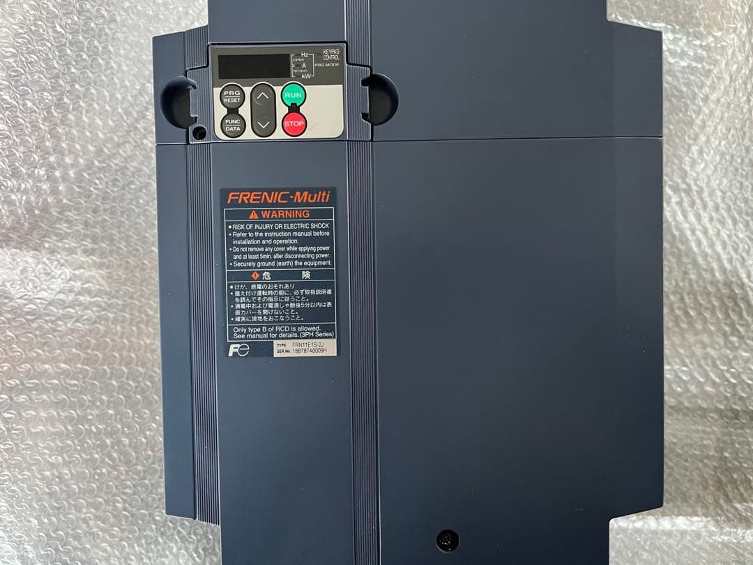富士電機 インバータ FRN11E1S-2J 中古