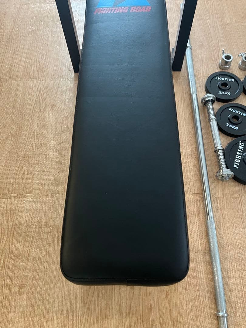 ベンチ台　シャフト　バーベル セット 筋トレ　ベンチ