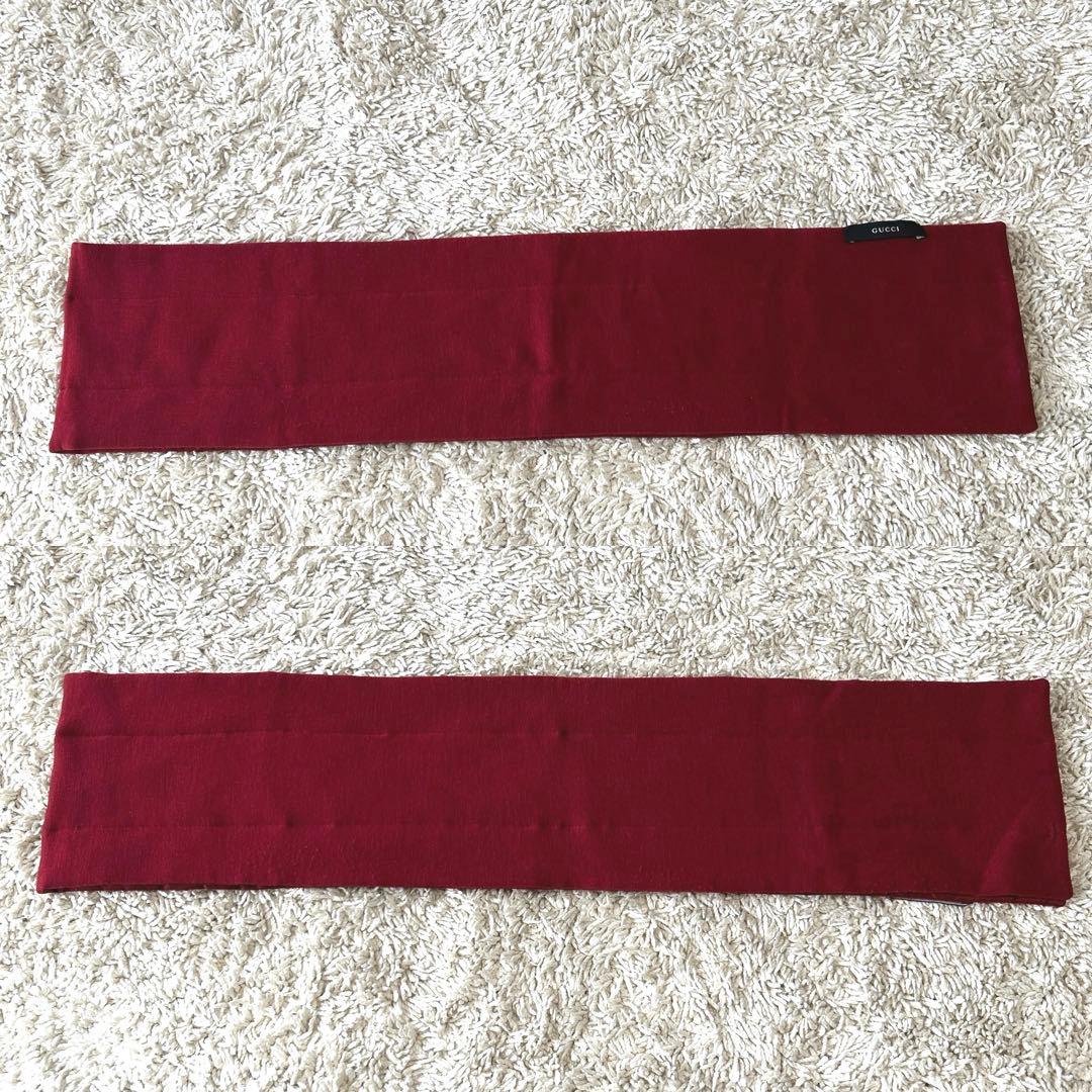 グッチ　GUCCI GG柄　スカーフ　マフラー　ナイロン　ボルドー　S447