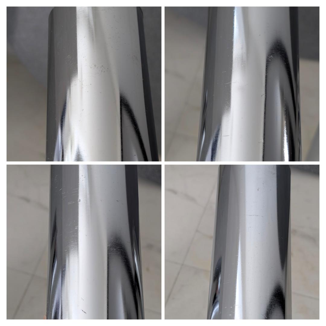 ビンテージ　ビーンズ型 リビングテーブル　クローム脚　90年代　Y2K ポップ