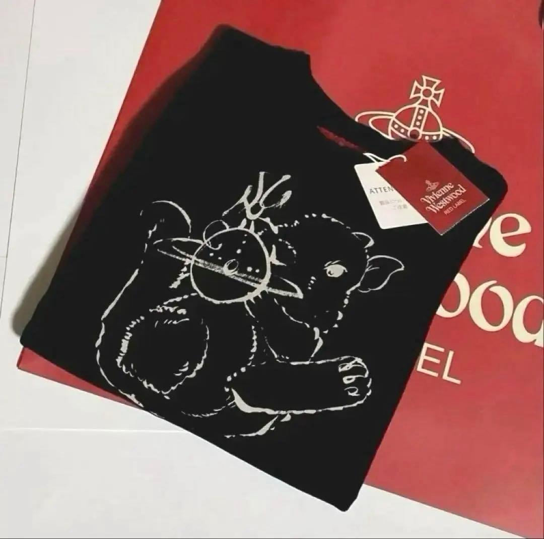 新品タグ付 A/W24-25 BUNNY ORB コットン裏毛クルーネックトップ