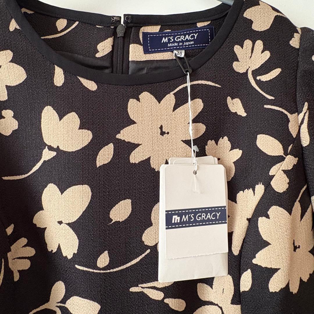 M'S GRACY 花柄ワンピース38新品