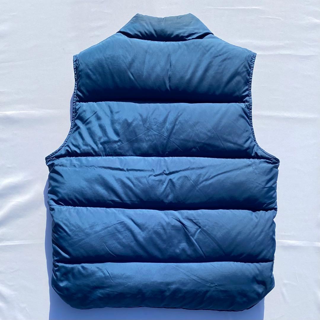 l.l.bean 80's ネイビー ダウンベスト スタンドカラー