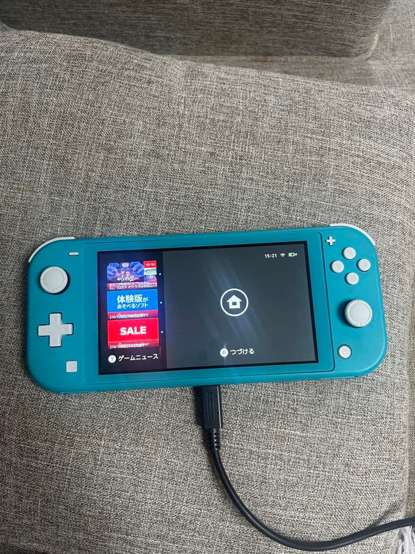 （動作確認済）Nintendo Switch Lite ターコイズ充電器付き