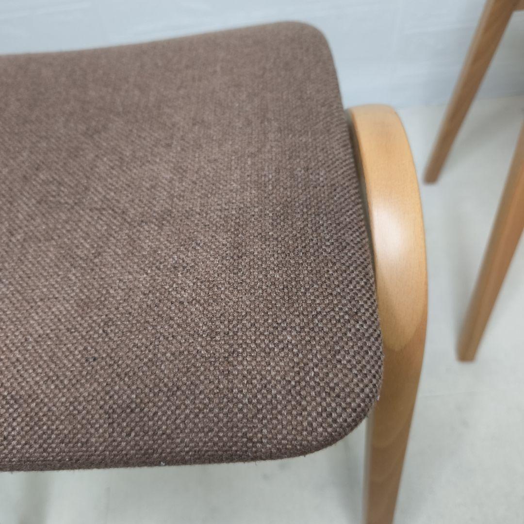 秋田木工 No.202 スツール スタッキングチェア 椅子 2脚 大塚家具