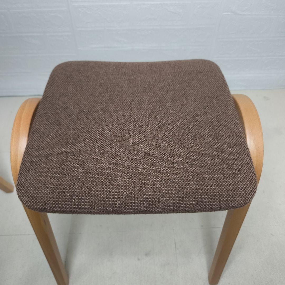 秋田木工 No.202 スツール スタッキングチェア 椅子 2脚 大塚家具