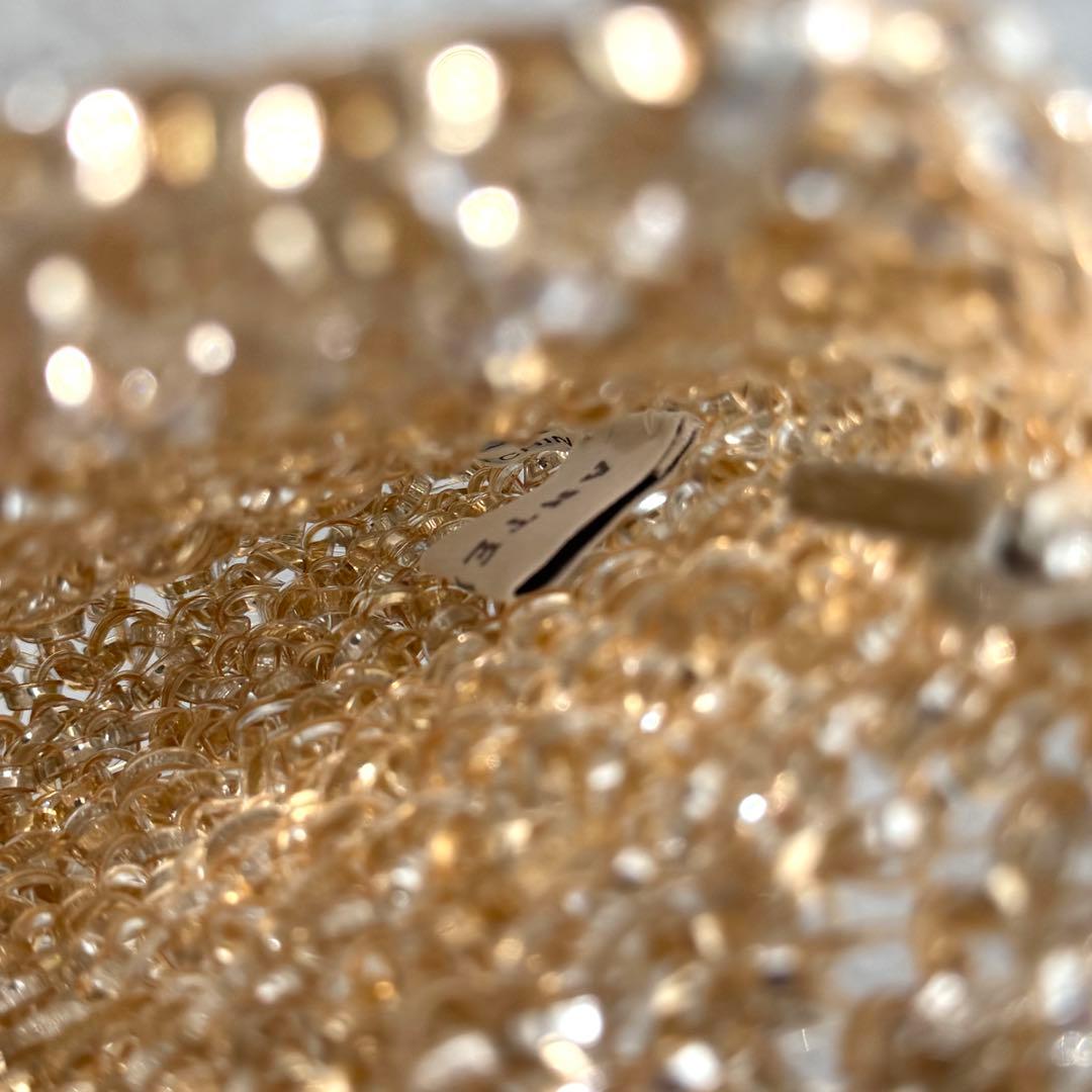 ク*ー様 極美品アンテプリマ チェーン付 スクエア シルバーゴールド ピコ ミニ