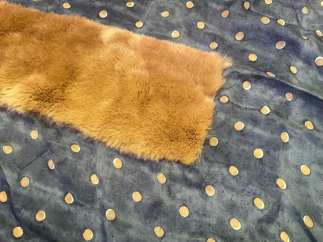 45R シルクのブロックプリントストール ストール ショール ポンチョ 羽織