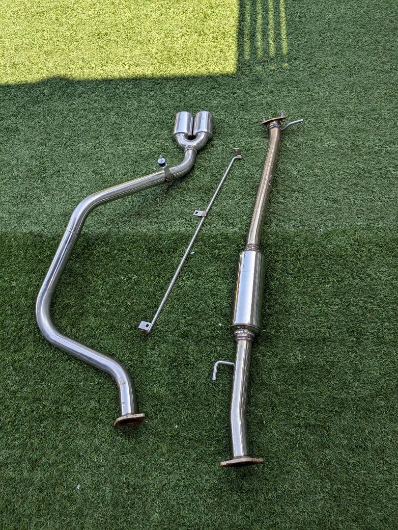 ステンレススチール ダブルエンドマフラー本体