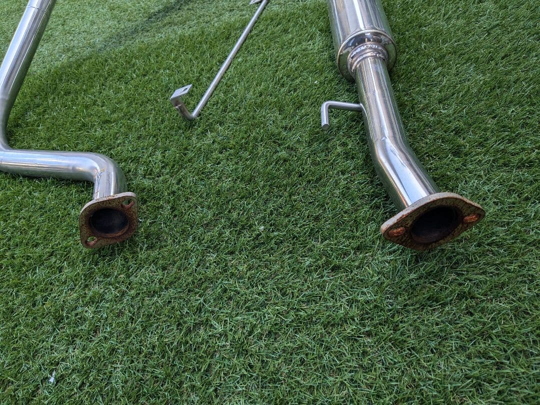 ステンレススチール ダブルエンドマフラー本体