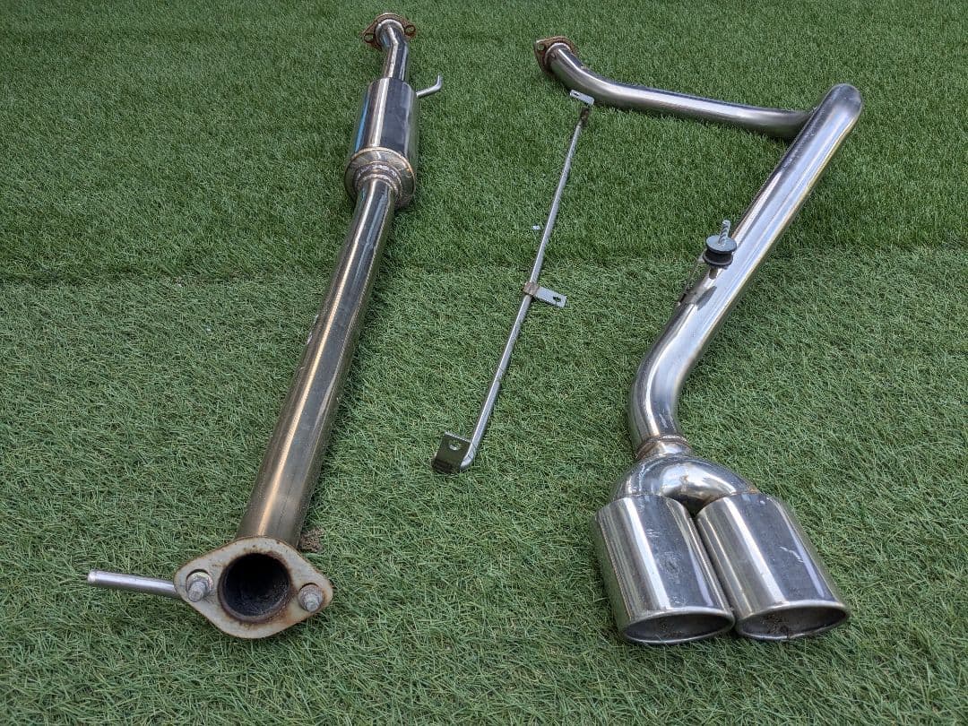 ステンレススチール ダブルエンドマフラー本体
