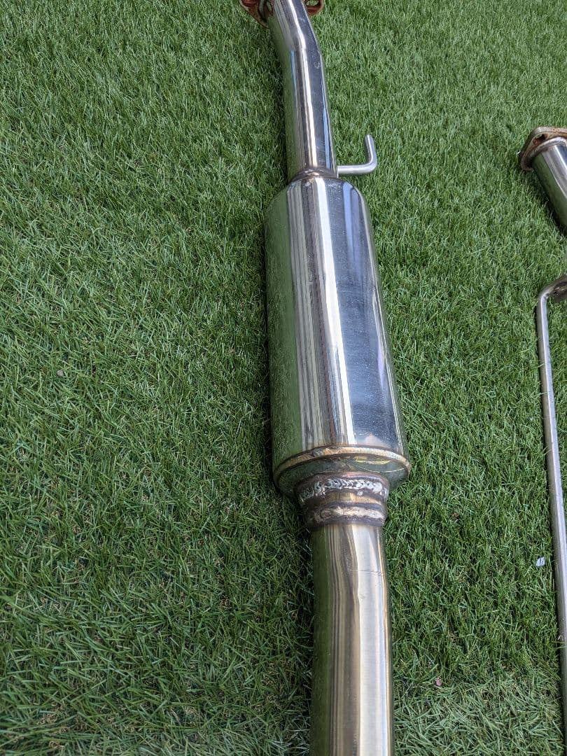 ステンレススチール ダブルエンドマフラー本体