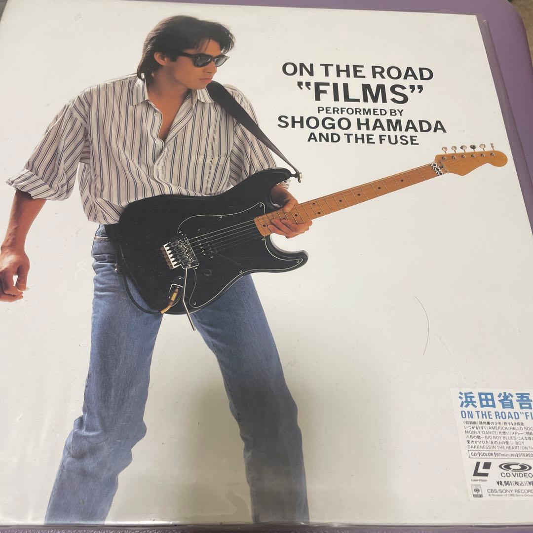 浜田省吾　渚園1988 A PLACE IN THE SUN パンフレットとLD