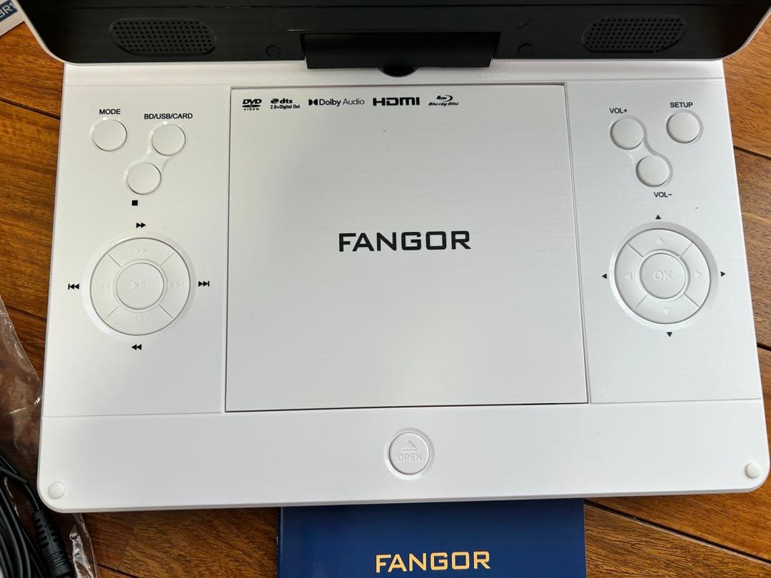 FANGOR ポータブルブルーレイディスクプレーヤー F-BR126