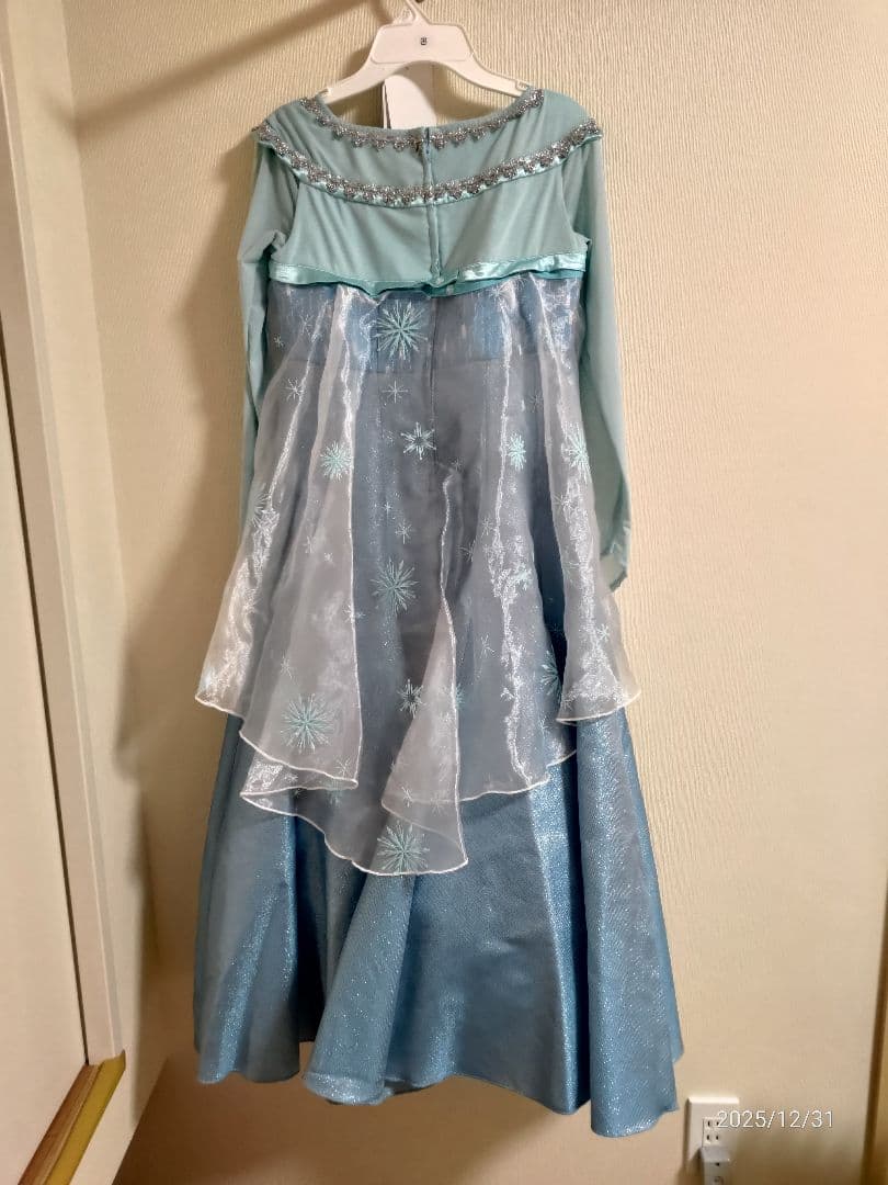 150cm　ビビディバビディブティック　エルサ　ドレス　アナ雪　ディズニー