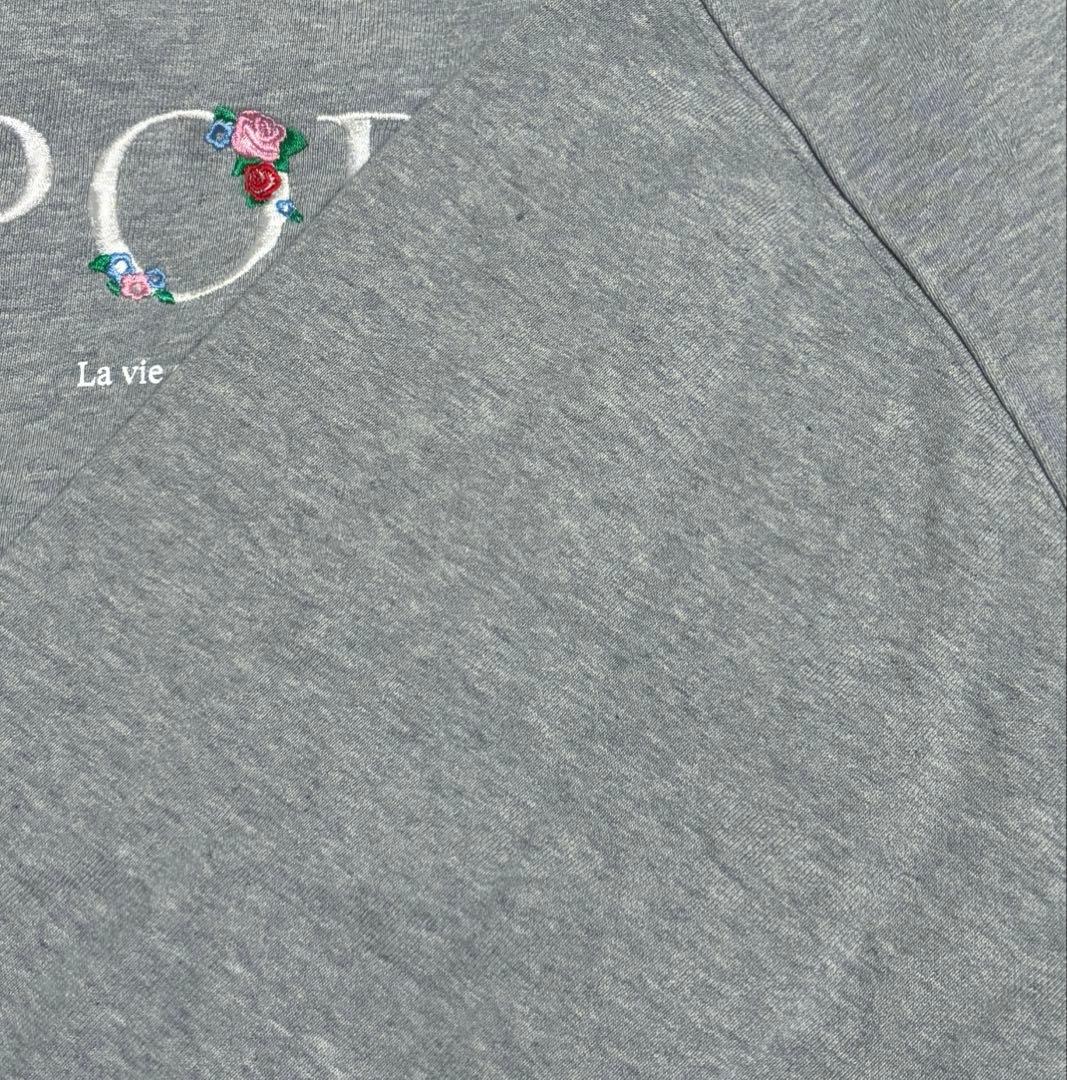 poppy あさぎーにょ ロゴスウェット