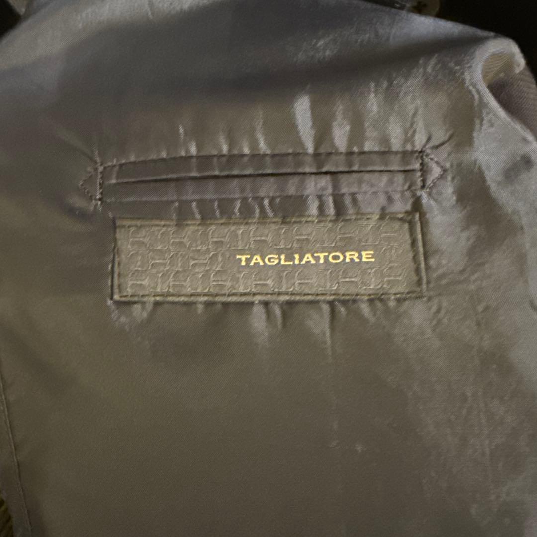 【美品】タリアトーレ　ネイビー ダブルブレスト ブレザー　48