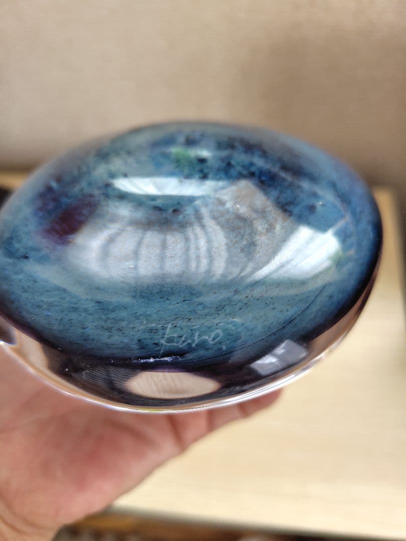 宇宙デザイン ガラスペーパーウェイト