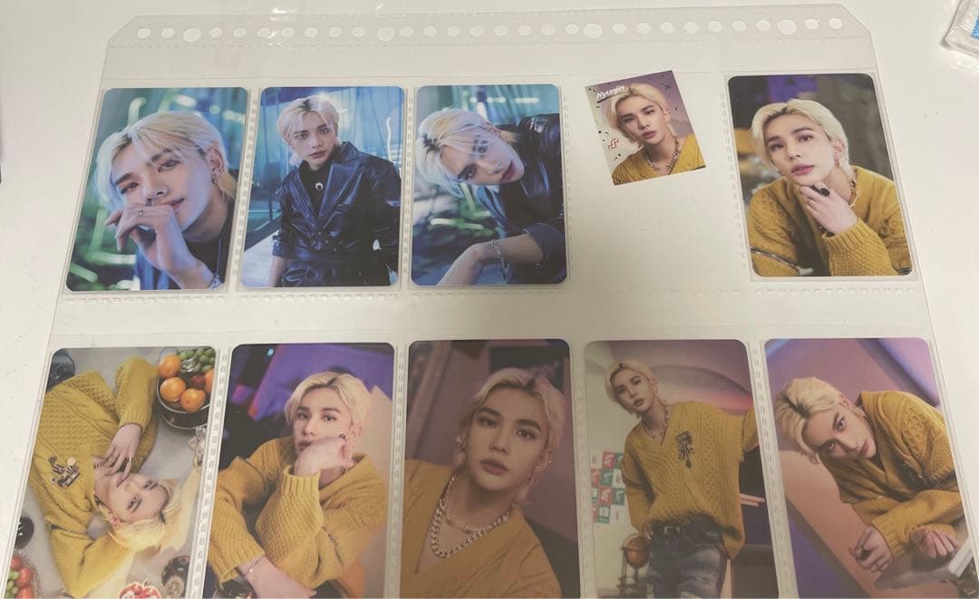 ヒョンジン フォトカード トレカ MANIAC skzoo victory