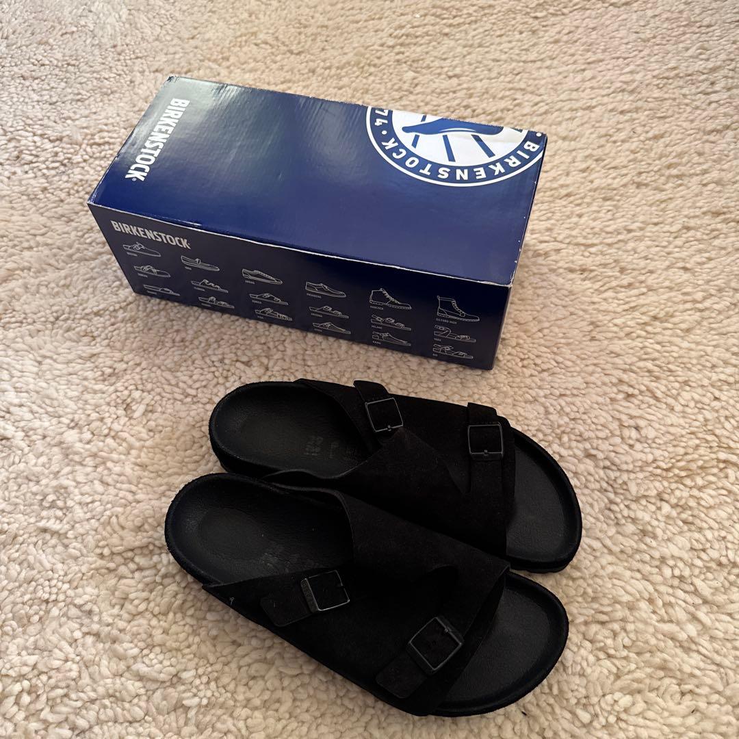 ビルケンシュトック　ビームス別注　チューリッヒ　ブラックスエード【39】