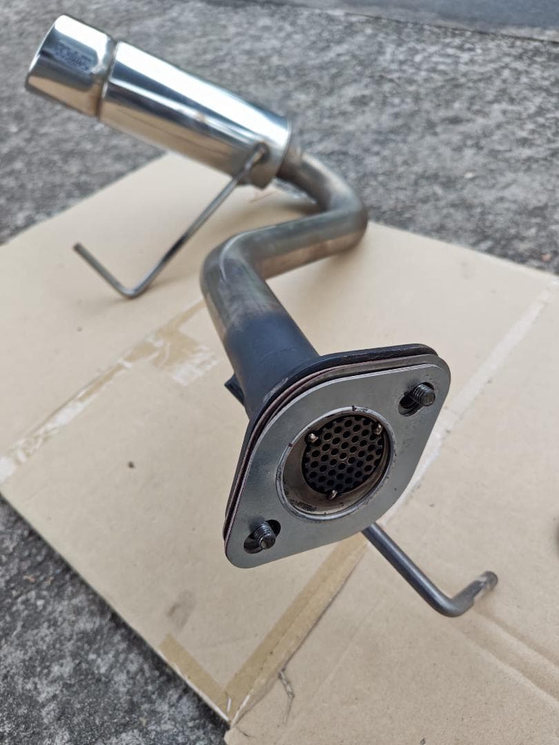 ジムニー JB23 社外ステンレスマフラー 車検対応 合法品 ノーマルバンパー用